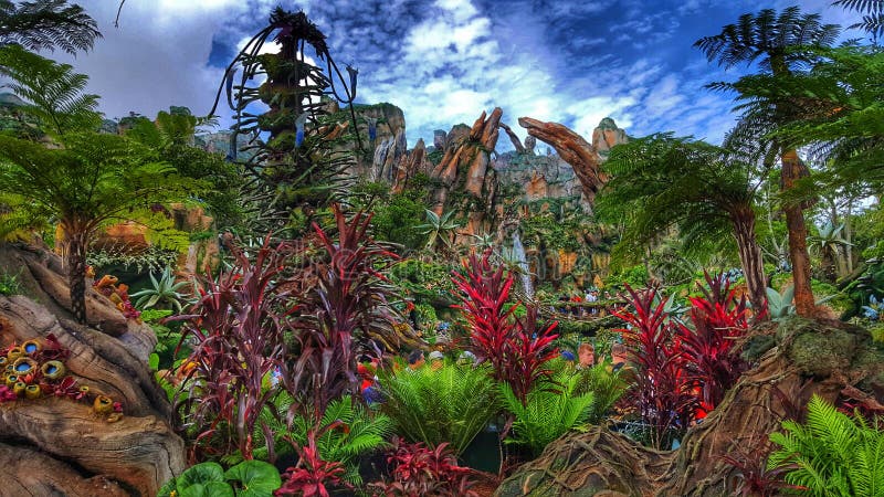 Monde de couleurs-Le du ` s de Pandore d'avatar au règne animal du ` s de Disney images libres de droits Monde de couleurs-Le du ` s de Pandore d'avatar au règne animal du ` s de Disney images libres de droits