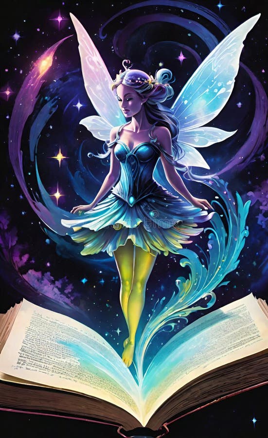 Mondo delle fate creato da un libro generato da un ai royalty illustrazione gratis