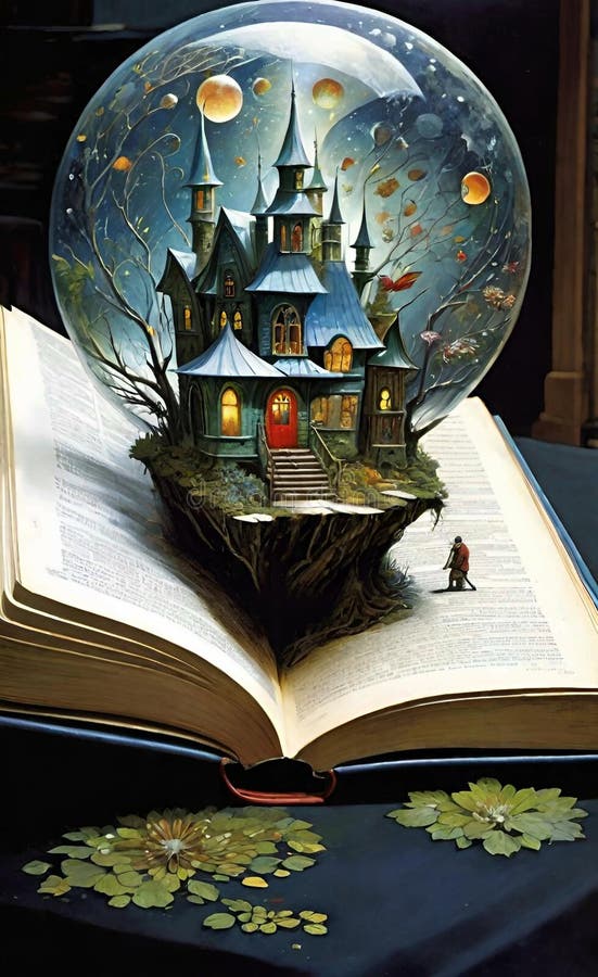 Mondo delle fate creato da un libro generato da un ai royalty illustrazione gratis