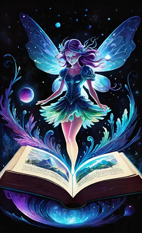 Mondo delle fate creato da un libro generato da un ai royalty illustrazione gratis