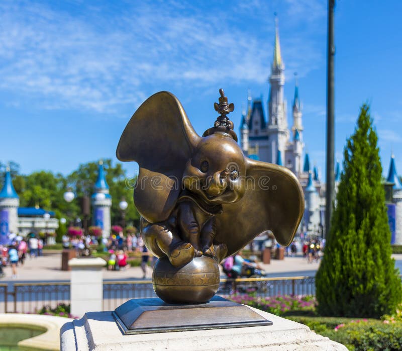 Mondo Orlando Florida Magic Kingdom Dumbo di Disney fotografie stock libere da diritti Mondo Orlando Florida Magic Kingdom Dumbo di Disney fotografie stock libere da diritti