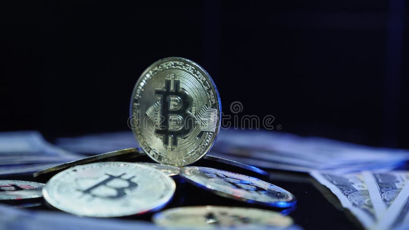 Moneda digital bitcoin. criptomoneda. minería bitcoin. btc. bitcoin y dólares. cifrado digital. intercambio digital de dinero