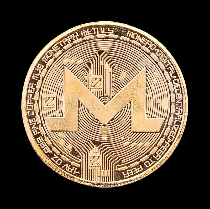 Monero Crypto Currency editorial photo. Image of coins 120362216