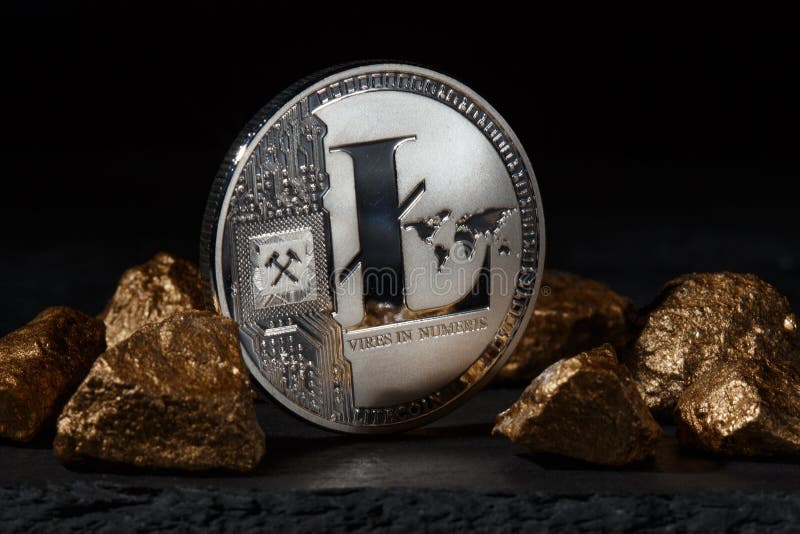 Moneta del lightcoin e monticello d'argento di oro Cryptocurrency di Bitcoin immagini stock libere da diritti Moneta del lightcoin e monticello d'argento di oro Cryptocurrency di Bitcoin immagini stock libere da diritti