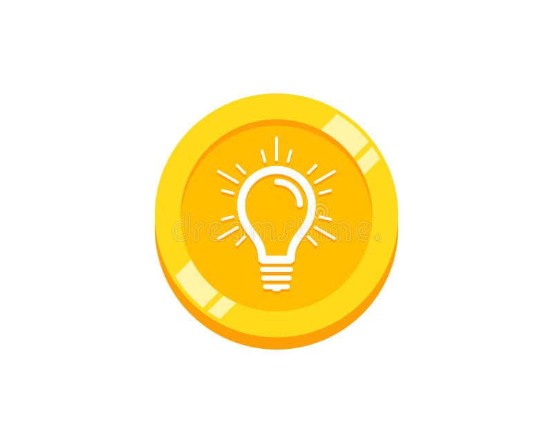 Moneta Logo Icon Design di idea. Questa progettazione può essere usata come logo, icona o come complemento ad una progettazione