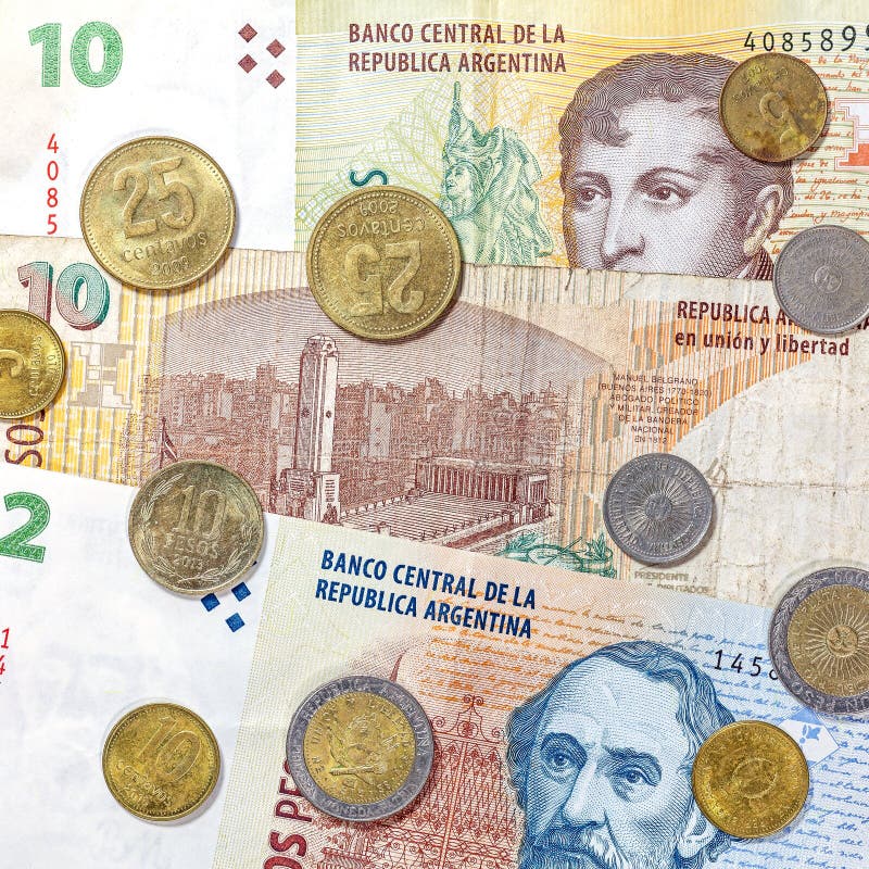 Money From Argentina Peso Banknotes And Coins Stock Photo Image Of money-from-argentina-peso-banknotes-and-coins-stock-photo-image-of