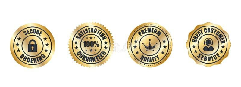 Best Seller Premium Quality Gold Logo Badge Template