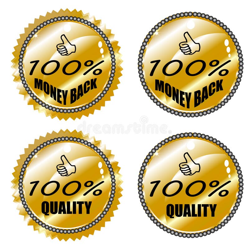 A Set of High Quality Badges Stock Vector - Illustration of premium ...