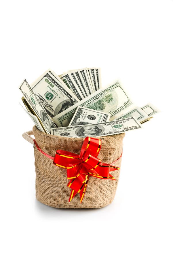 Money in the bag stock photo. Image of currency, credit 43102882