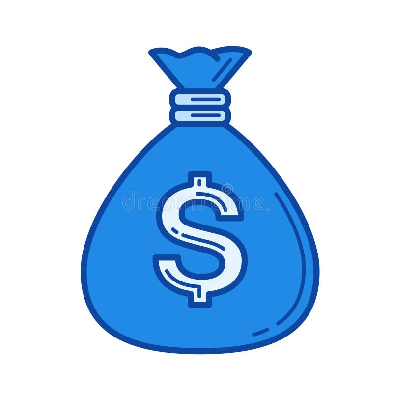 Dollar Money Icon Bag Vector Stock Vector (Royalty Free) 192639320