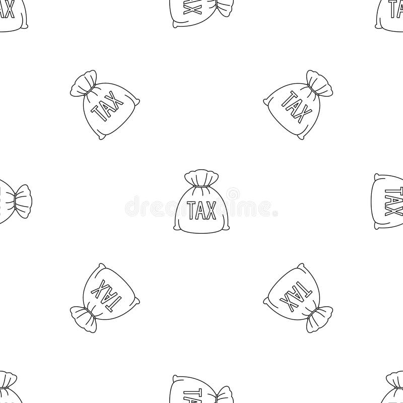 Money Bag Pattern Seamless Vector Stock Vector Illustration of invest