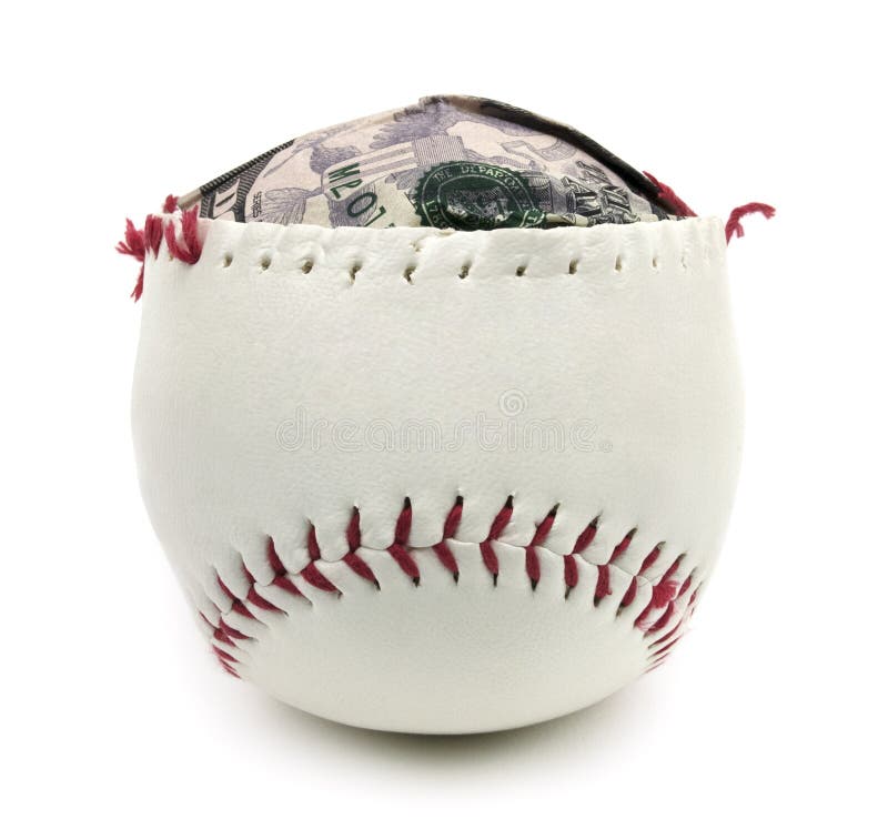 Baseball Cash stock photo. Image of business, strings 107087588