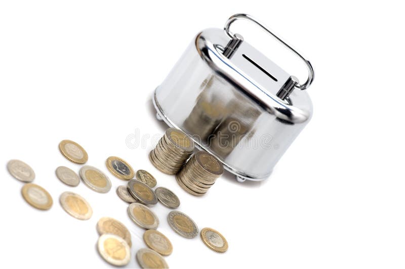 Money box stock image. Image of economize, exchange, brown - 8226409