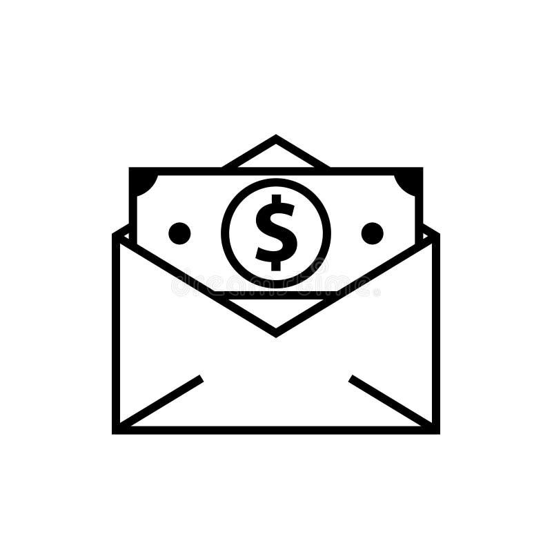 Money cash in envelope royalty free illustration Money cash in envelope royalty free illustration