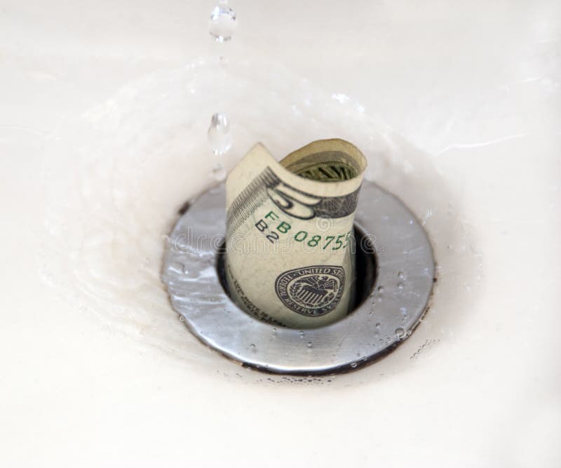 Money down the drain