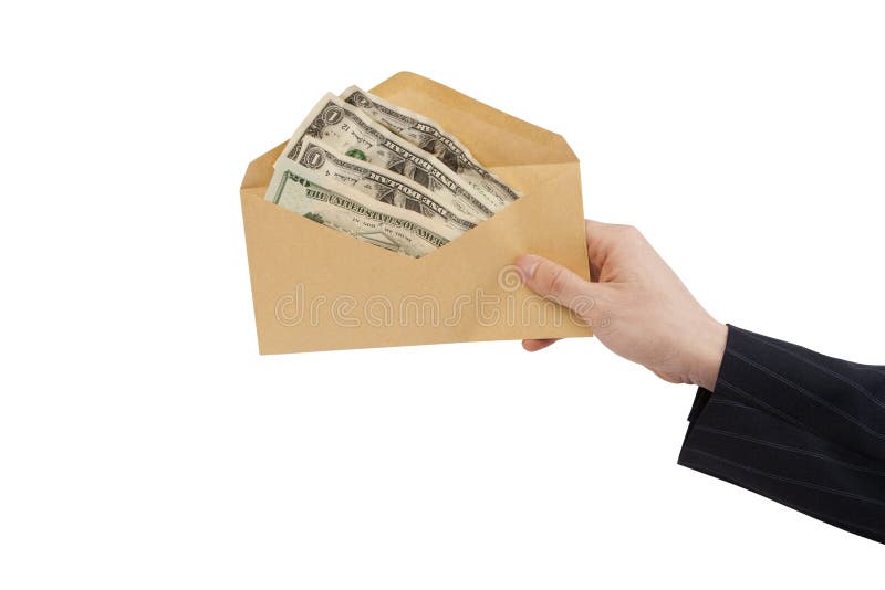 Money in Envelope stock photography Money in Envelope stock photography