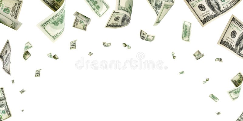 Money Falling. American Money. Washington American Cash, Usd Bac Stock  Illustration - Illustration of money, flying: 160725817