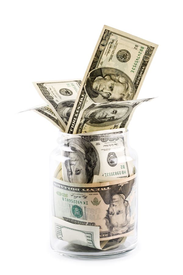 Money In Glass Jar Royalty Free Stock Photography Image 18042787