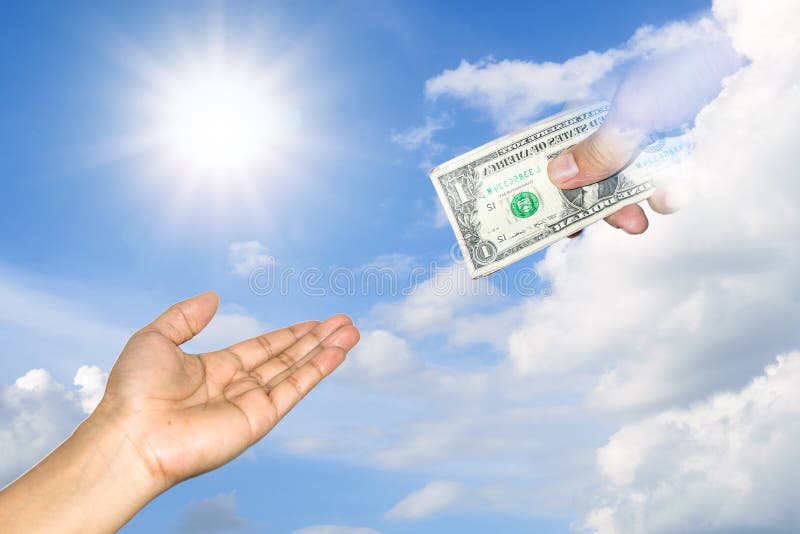 The money is god. stock photo. Image of bank, banknote 60297370