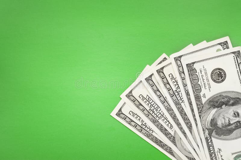 Money on green background stock image. Image of cash 23616777