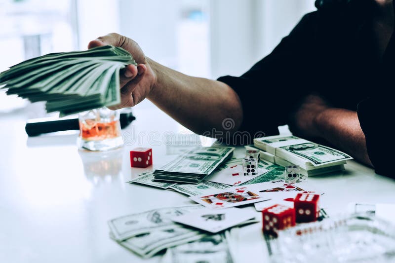 Money and hands of a young businessman. Success in the business. royalty free stock photos Money and hands of a young businessman. Success in the business. royalty free stock photos
