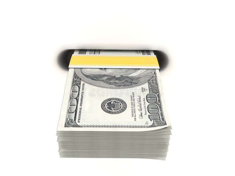 Money input concept vector illustration