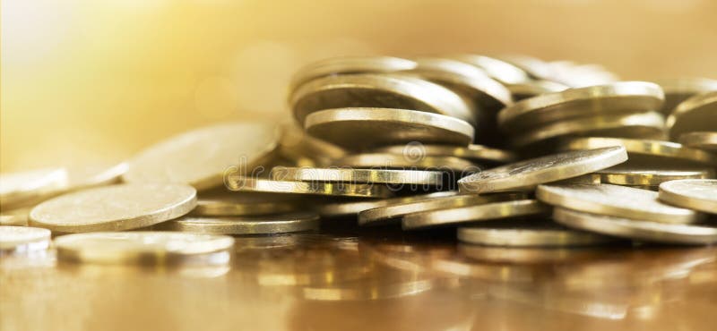 Money Investment Concept - Gold Coins Stock Photo - Image ...