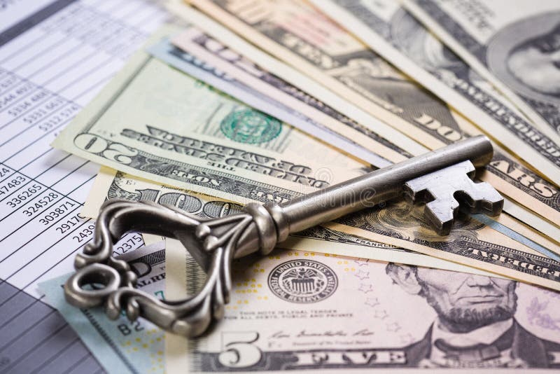 Money opens many doors stock photo. Image of banking 107781962
