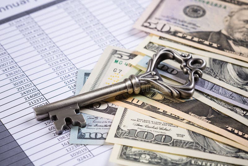 Money opens many doors stock image. Image of fortune 103284197