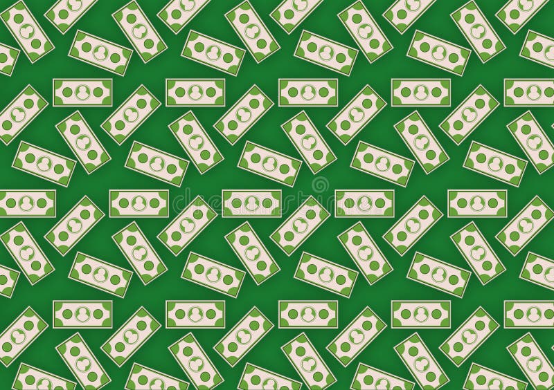 Money Pattern Background Wallpaper Design Layout Stock Illustration Illustration Of Generated Color