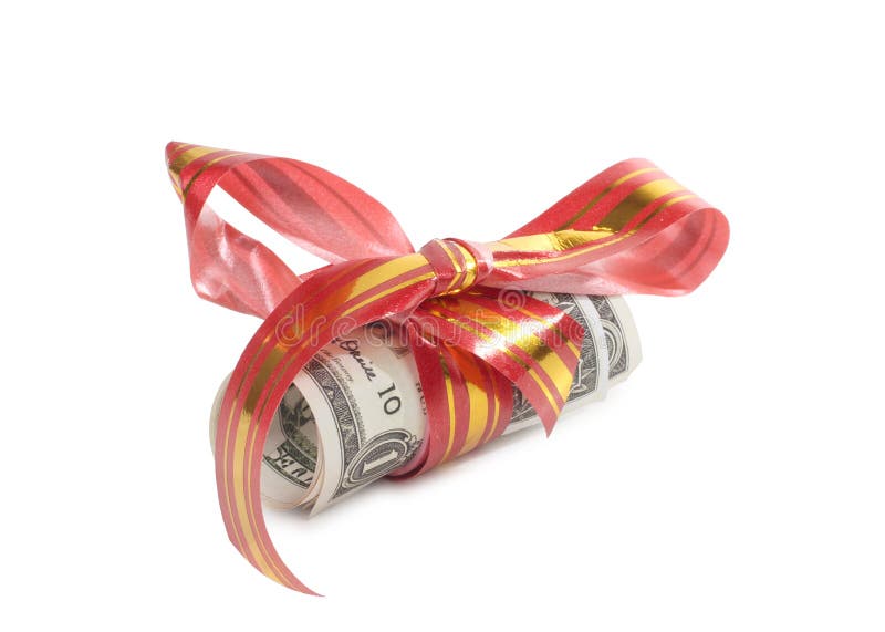 Money and red tape stock image. Image of object, surprise 23480489