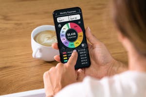 Money Tracker App Stock Photo Image Of Costs Caucasian 256108266