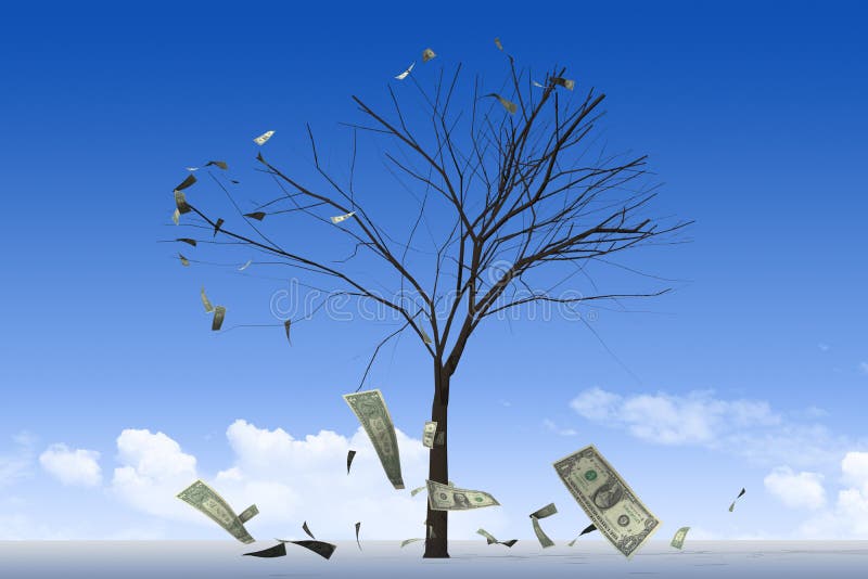 The Money Tree 02 stock image The Money Tree 02 stock image