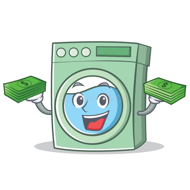 With Money Washing Machine Character Cartoon Stock Vector - Illustration of vector, cleaner: 101214718 With Money Washing Machine Character Cartoon Stock Vector - Illustration of vector, cleaner: 101214718