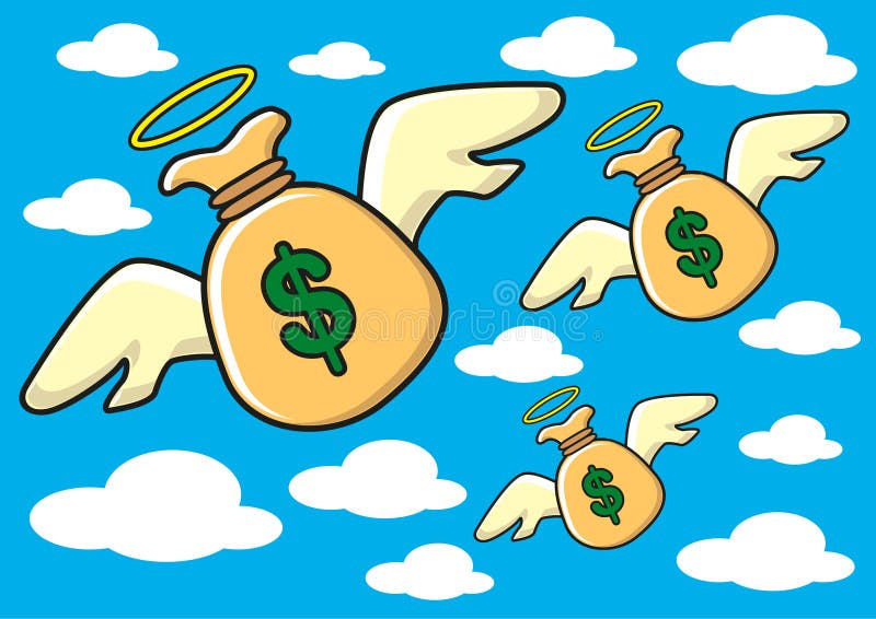 Money wings stock vector. Illustration of dollar, currency 18778649