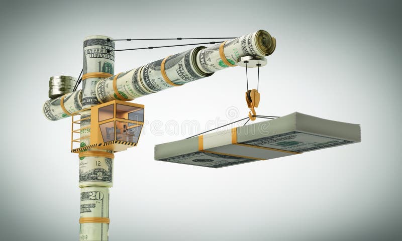 Money work royalty free illustration