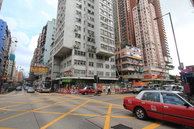 Mong Kok Street View in Hong Kong Editorial Image - Image of flea