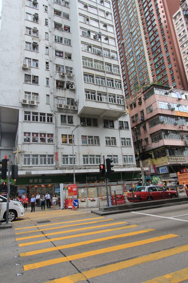 Mong Kok Street View in Hong Kong Editorial Photography - Image of