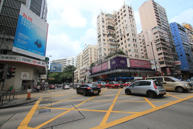 Mong Kok Street View in Hong Kong Editorial Stock Photo - Image of