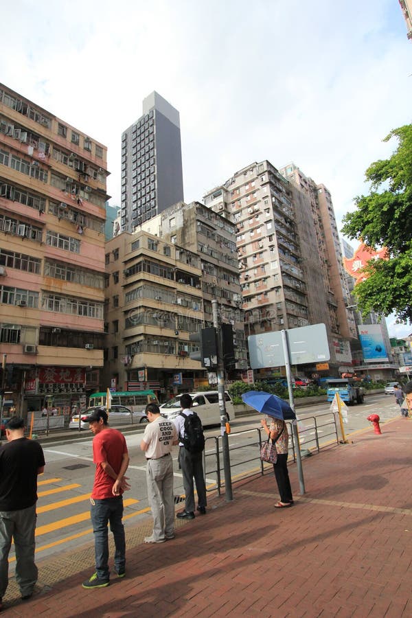 Mong Kok Street View in Hong Kong Editorial Stock Photo - Image of