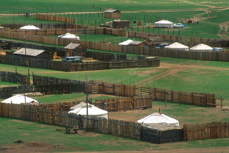 Mongolian village