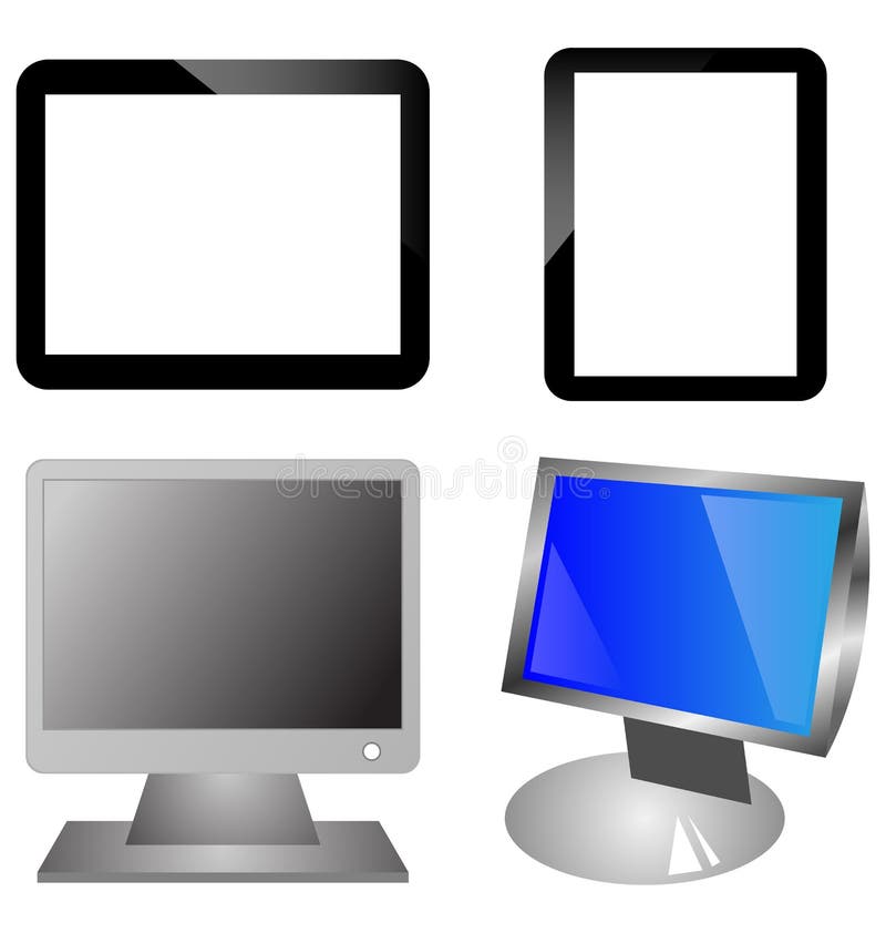 Four abstract colorful icons for computer designers for various necessities. Four abstract colorful icons for computer designers for various necessities.