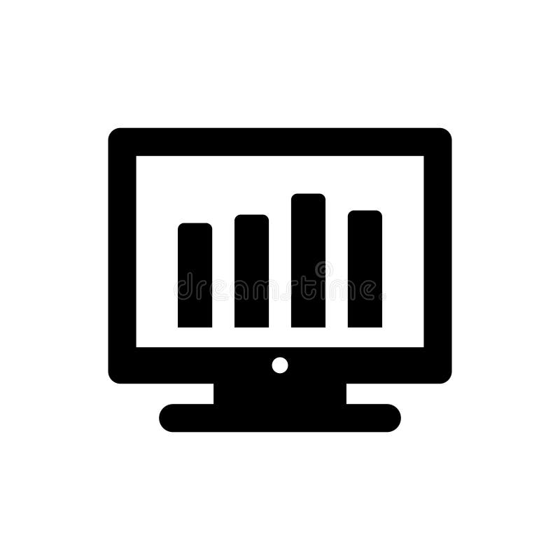 Icono Del Monitor De Computadora Símbolo Plano De La PC Stock de  ilustración - Ilustración de negocios, ordenador: 141861400