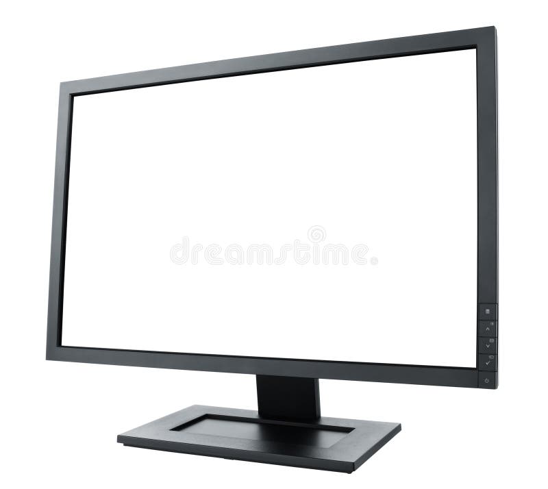 Monitor del ordenador foto de archivo. Imagen de blanco - 11021534