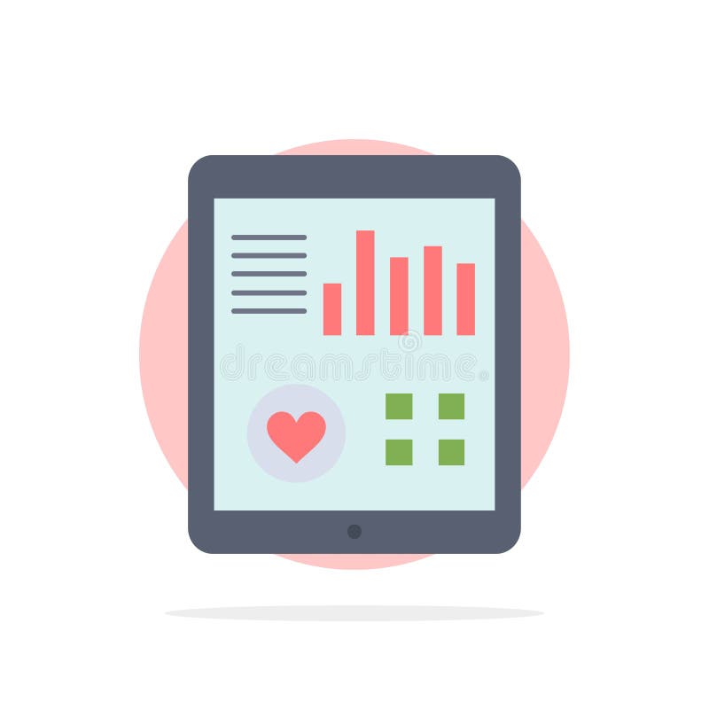 monitoring, health, heart, pulse, Patient Report Flat Color Icon Vector vector illustration monitoring, health, heart, pulse, Patient Report Flat Color Icon Vector vector illustration