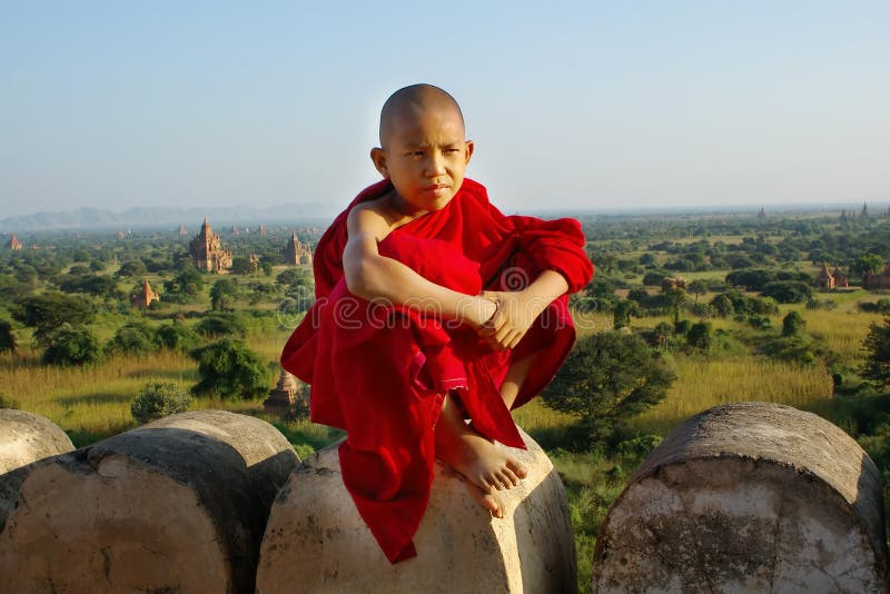 Monje budista joven