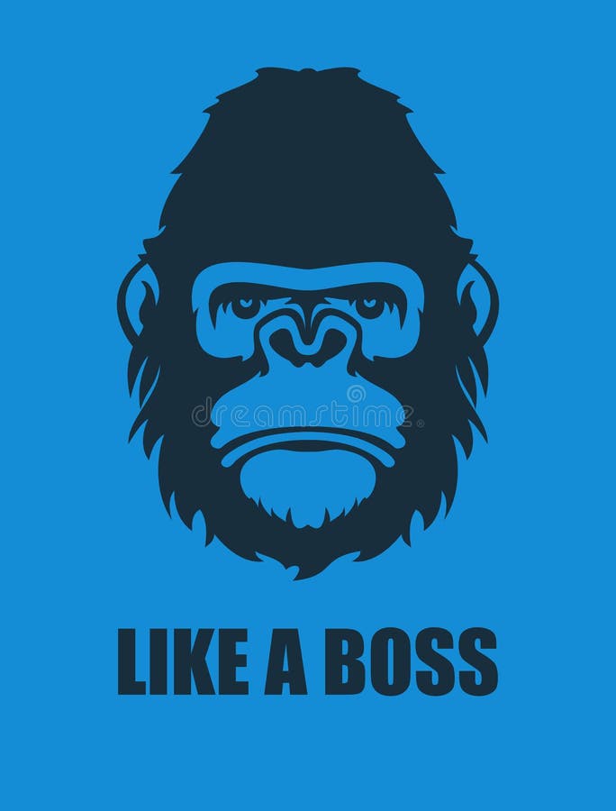 Affen Wie ein Chef schreiben.