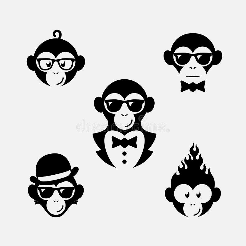 Monkey logos stock vector. Illustration of logotype, character - 61946121 Monkey logos stock vector. Illustration of logotype, character - 61946121