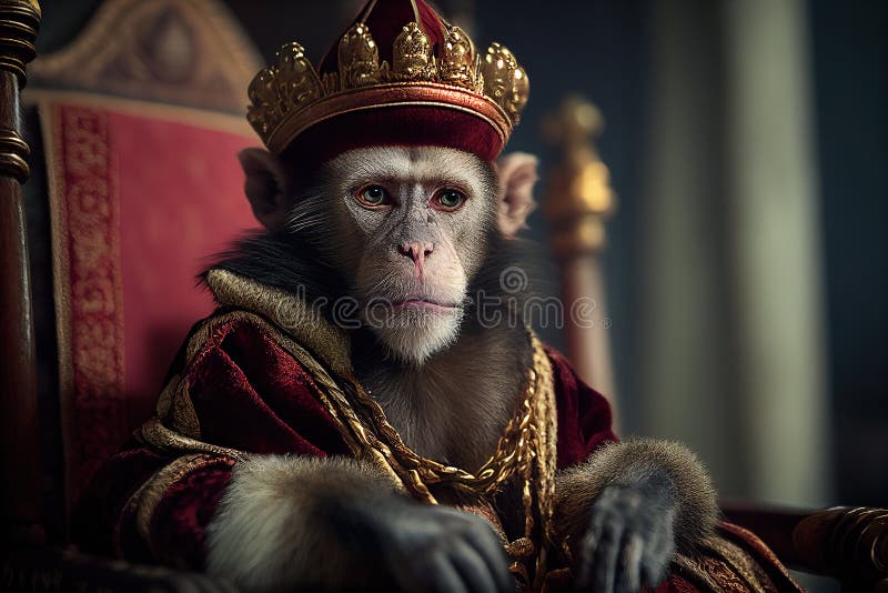 King of a rat in royal robe and crown on throne. AI generative illustration  22972663 Stock Photo at Vecteezy