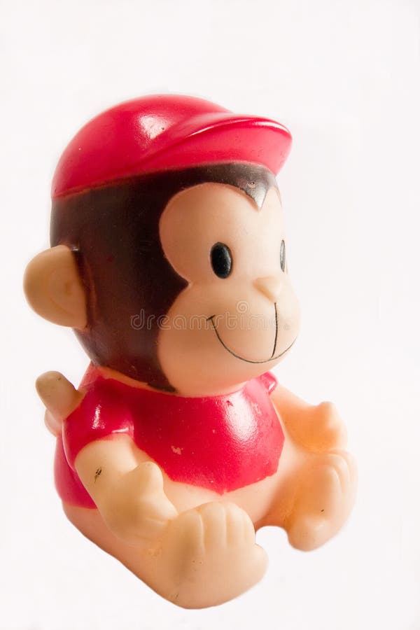 Monkey toy stock photo